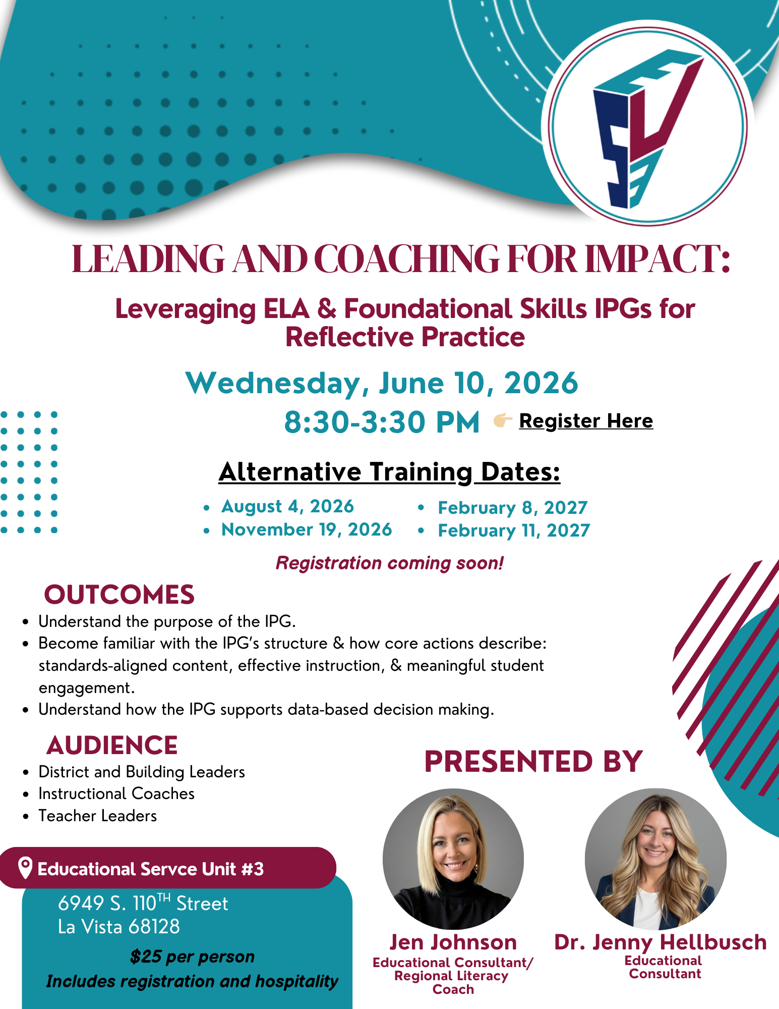 Click here to register for Leading and Coaching for impact on June 10, 2026 #25091